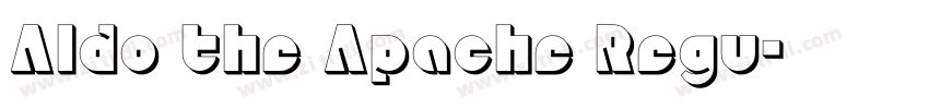 Aldo the Apache Regu字体转换